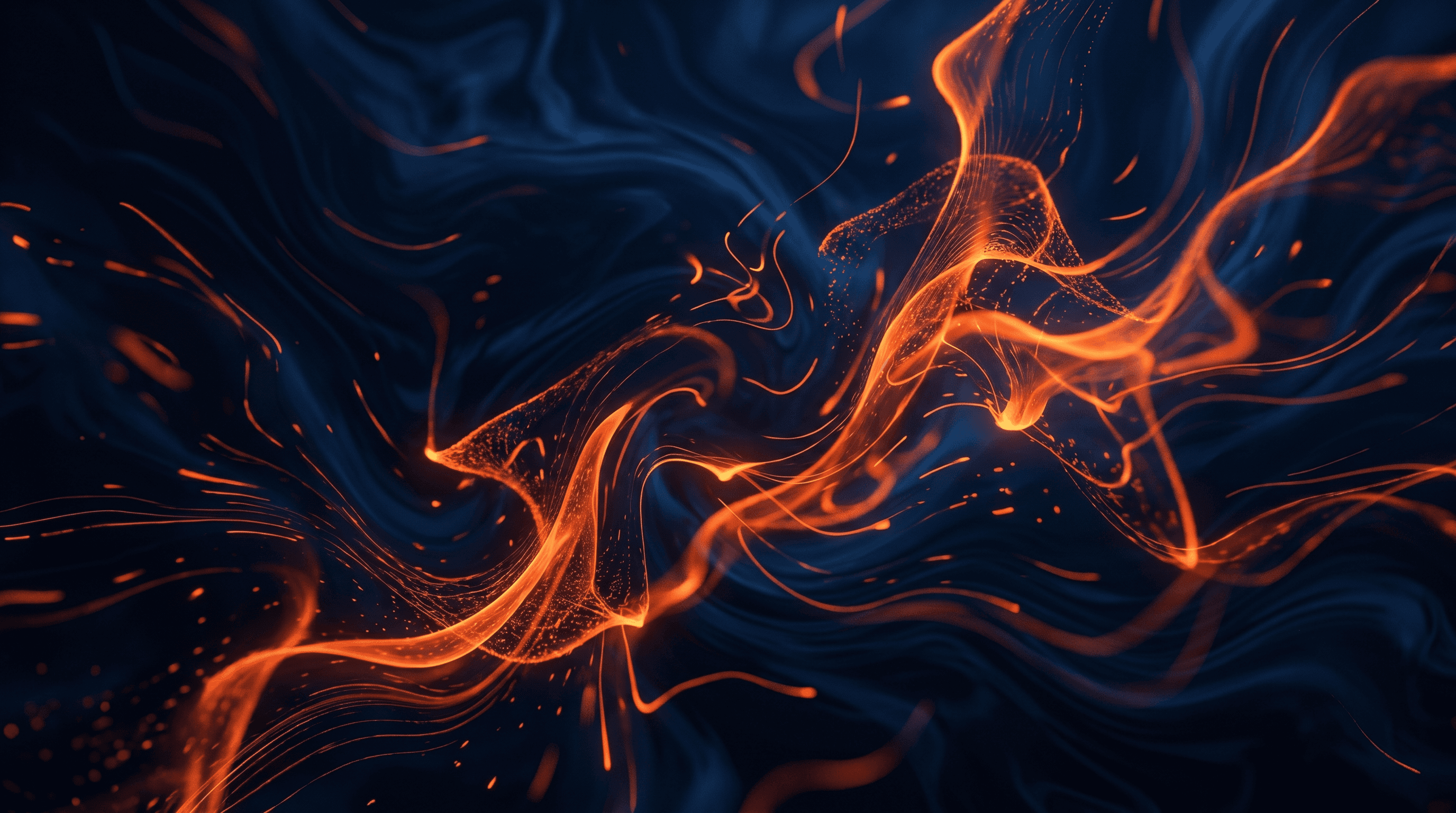 Logo animé en mouvement sur fond sombre contrasté