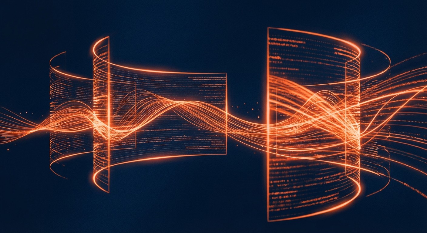 Illustration abstraite de tendances vidéo numériques 2026