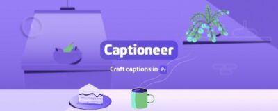 Interface Captioneer avec sous-titres animés sur timeline Premiere