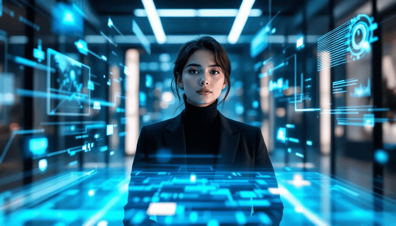 Un créateur utilisant l'intelligence artificielle pour produire du contenu sur YouTube.