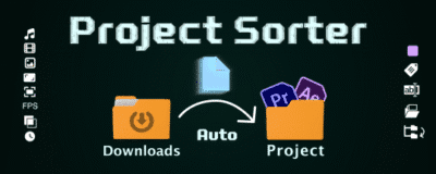 Panneau Project Sorter organisant les assets dans Premiere